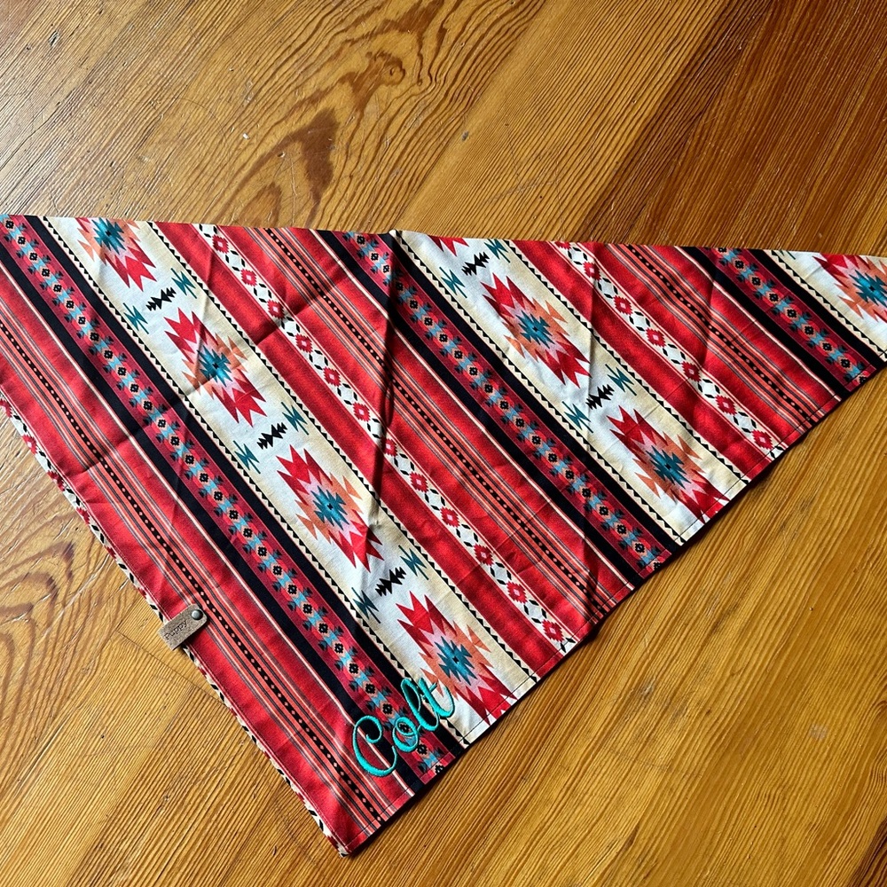 Customized Aztec Dog Bandana